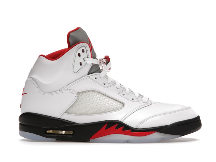 Air Jordan 5 Fire Red Silver Tongue (2020)